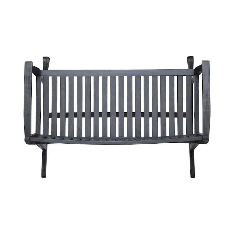 Fauteuil à bascule de jardin en bois d'acacia