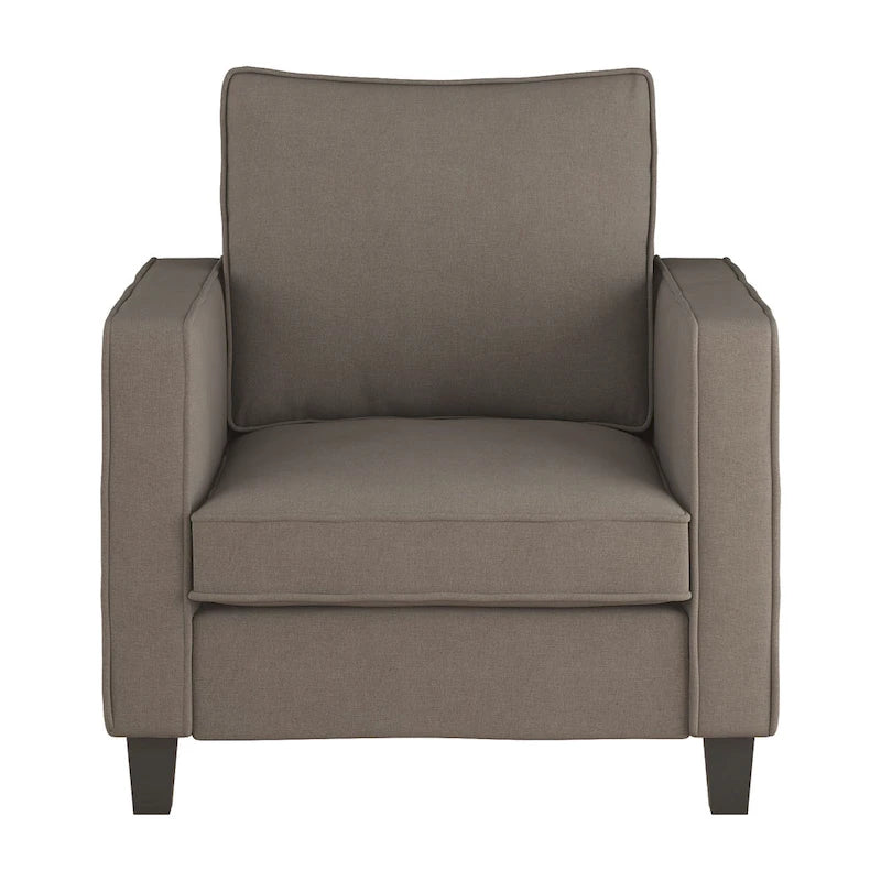 Ensemble fauteuil et repose-pieds deux pièces