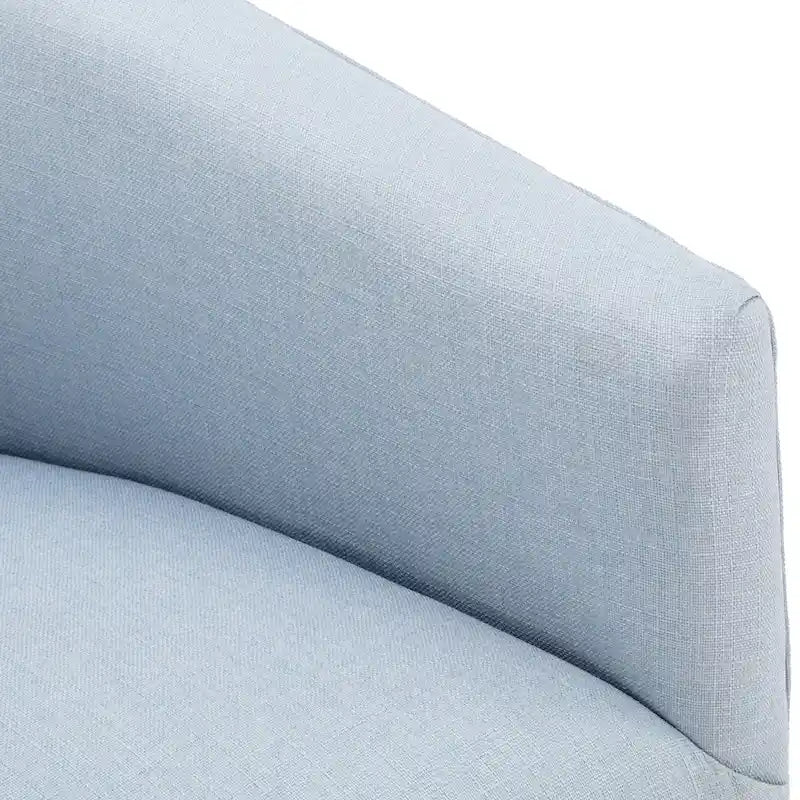 Fauteuil pivotant avec jupe en tissu