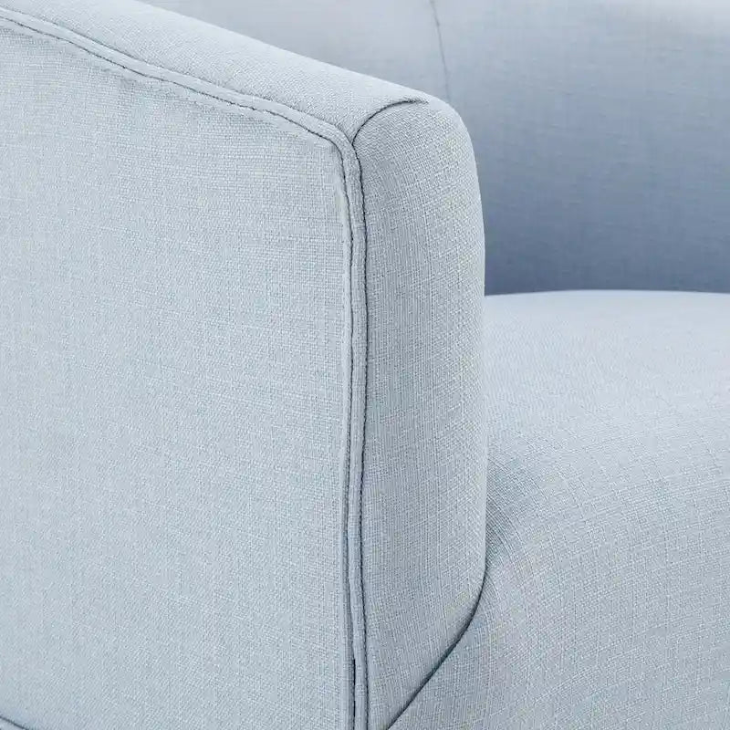 Fauteuil pivotant avec jupe en tissu