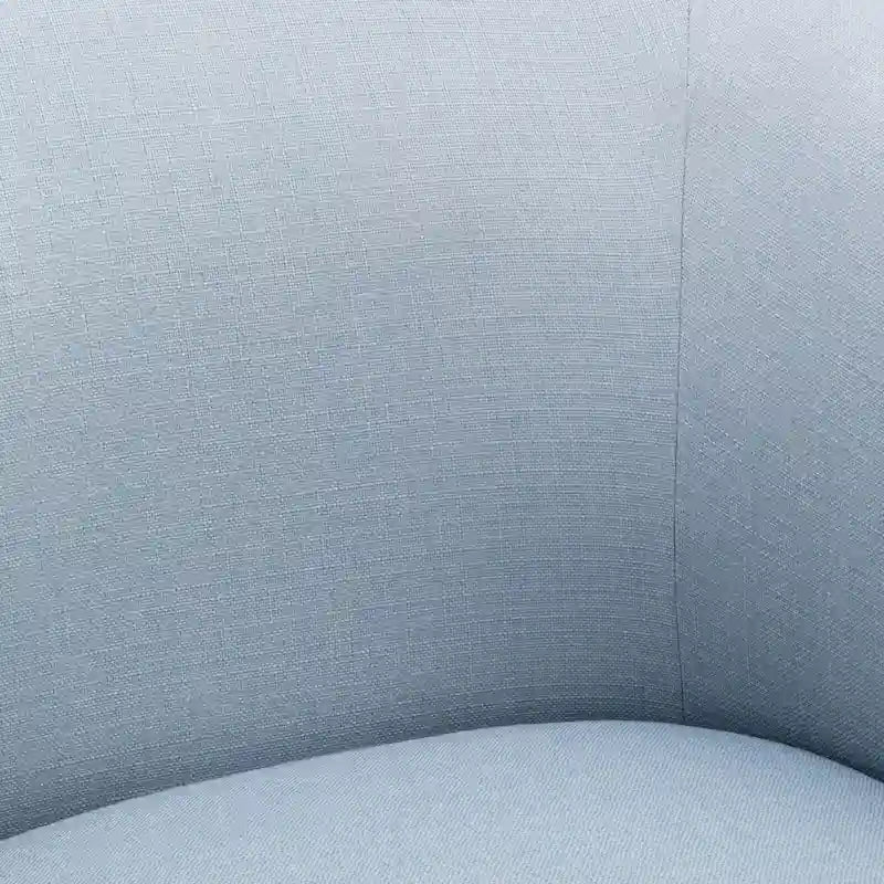 Fauteuil pivotant avec jupe en tissu