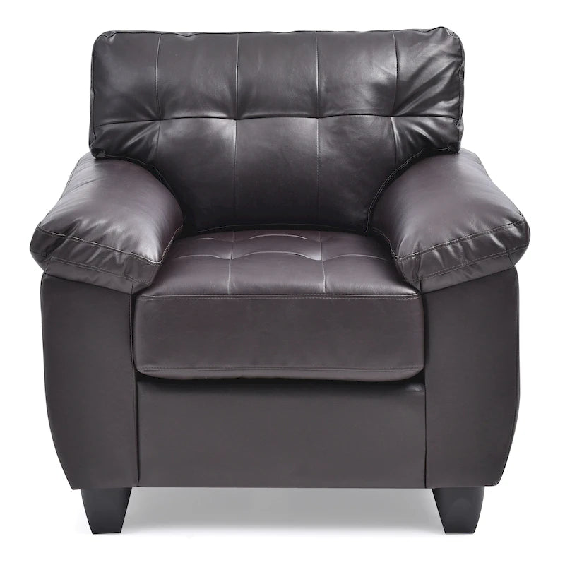 chaise en similicuir