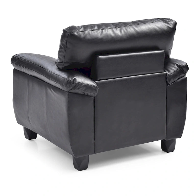 chaise en similicuir