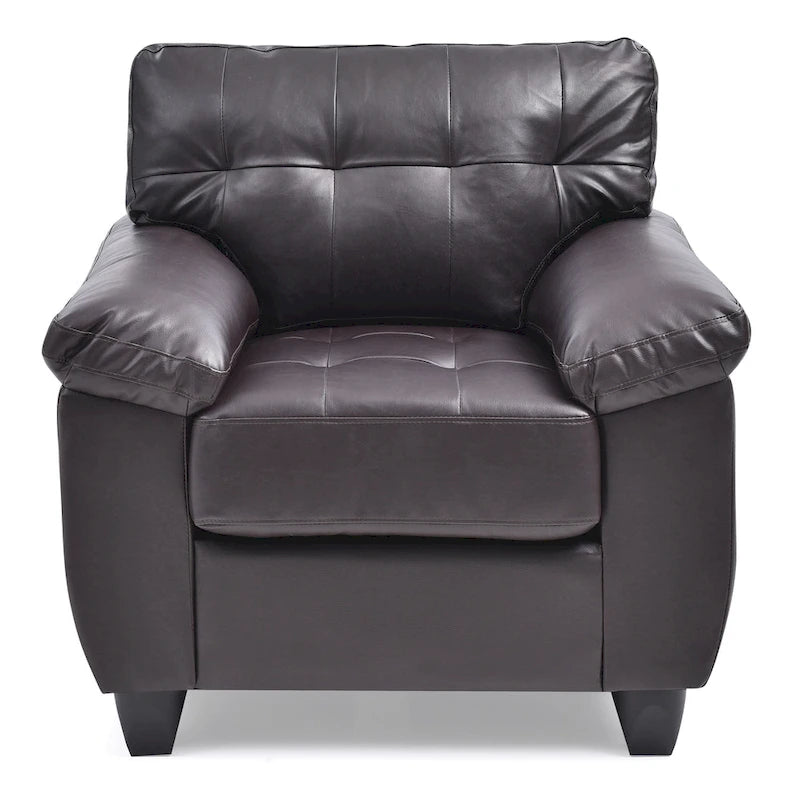 chaise en similicuir