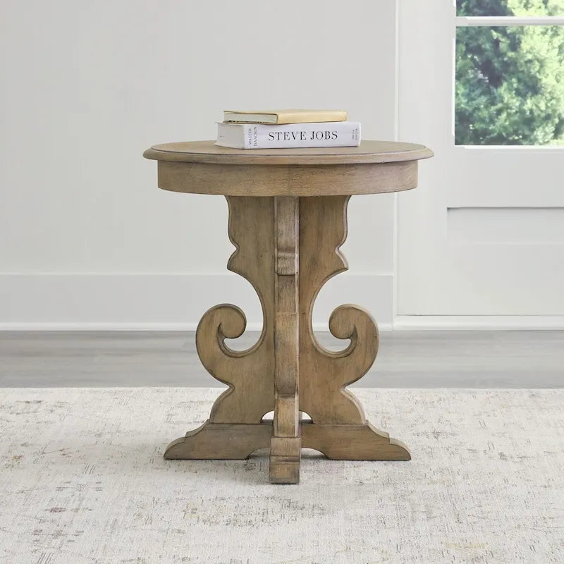 Table d'appoint ronde — Disponible en 2 finitions