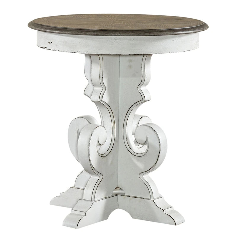 Table d'appoint ronde — Disponible en 2 finitions