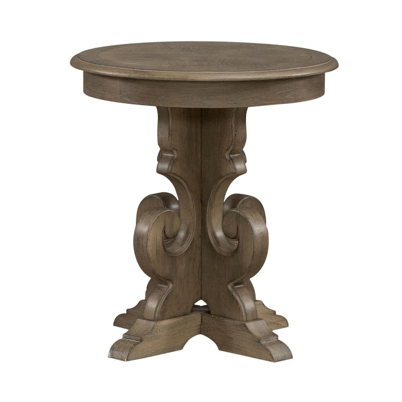 Table d'appoint ronde — Disponible en 2 finitions