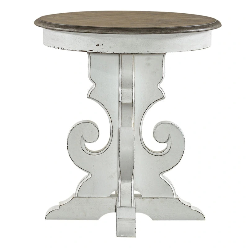 Table d'appoint ronde — Disponible en 2 finitions
