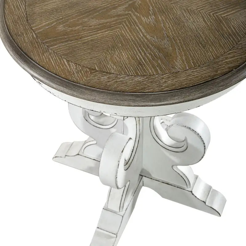 Table d'appoint ronde — Disponible en 2 finitions