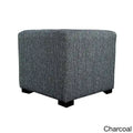 Pouffe carré capitonné à quatre boutons