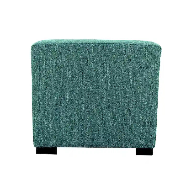 Pouffe carré capitonné à quatre boutons