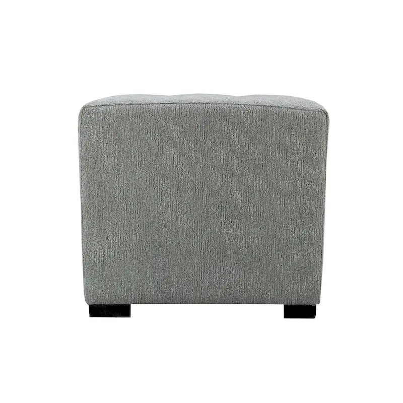 Pouffe carré capitonné à quatre boutons