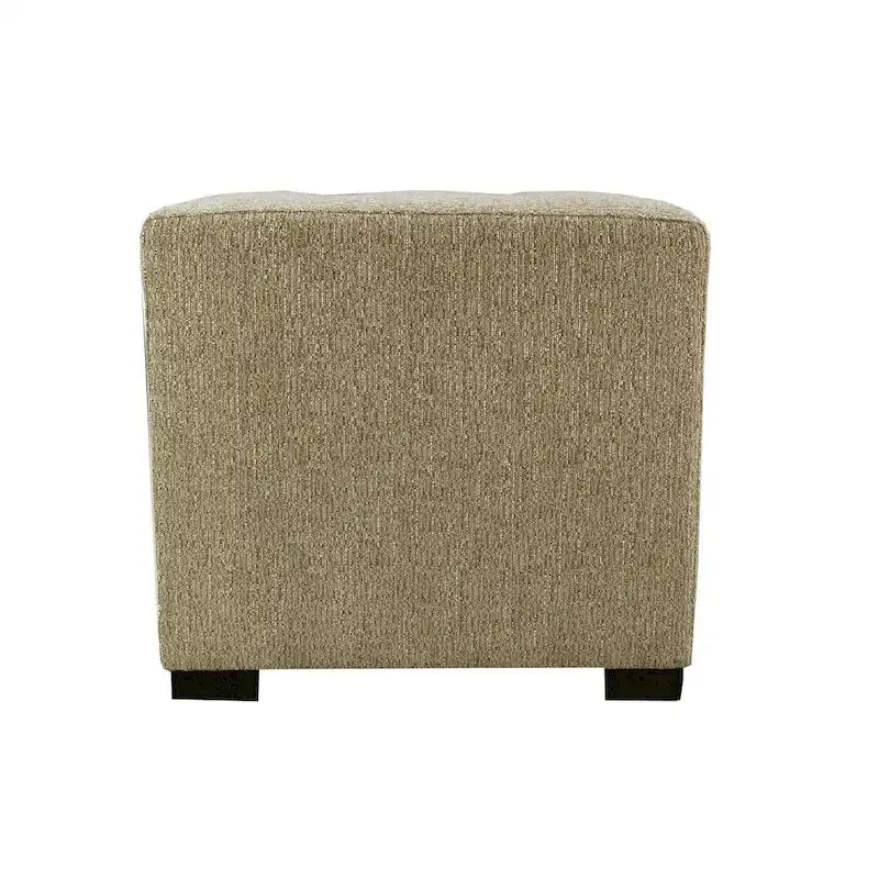Pouffe carré capitonné à quatre boutons