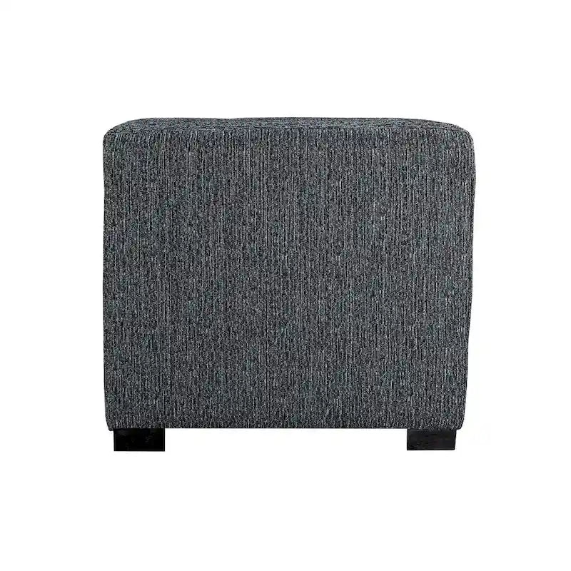 Pouffe carré capitonné à quatre boutons