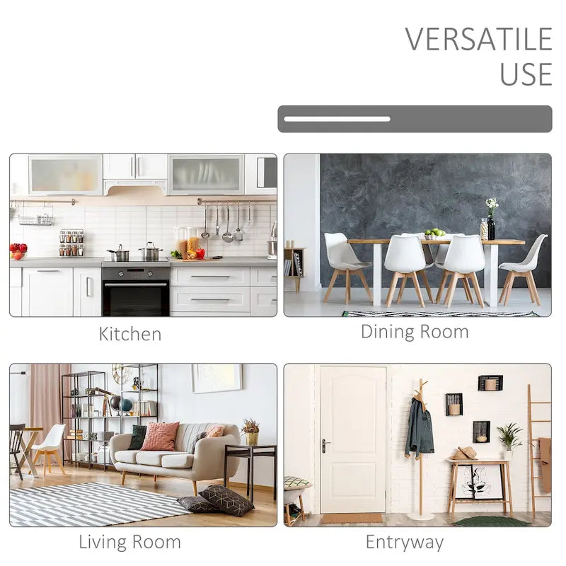 Buffet de cuisine — Meuble de rangement en bois avec portes vitrées et étagère pour micro-ondes