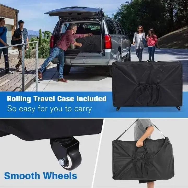 Table de massage portable de 84 pouces de long avec housse de transport