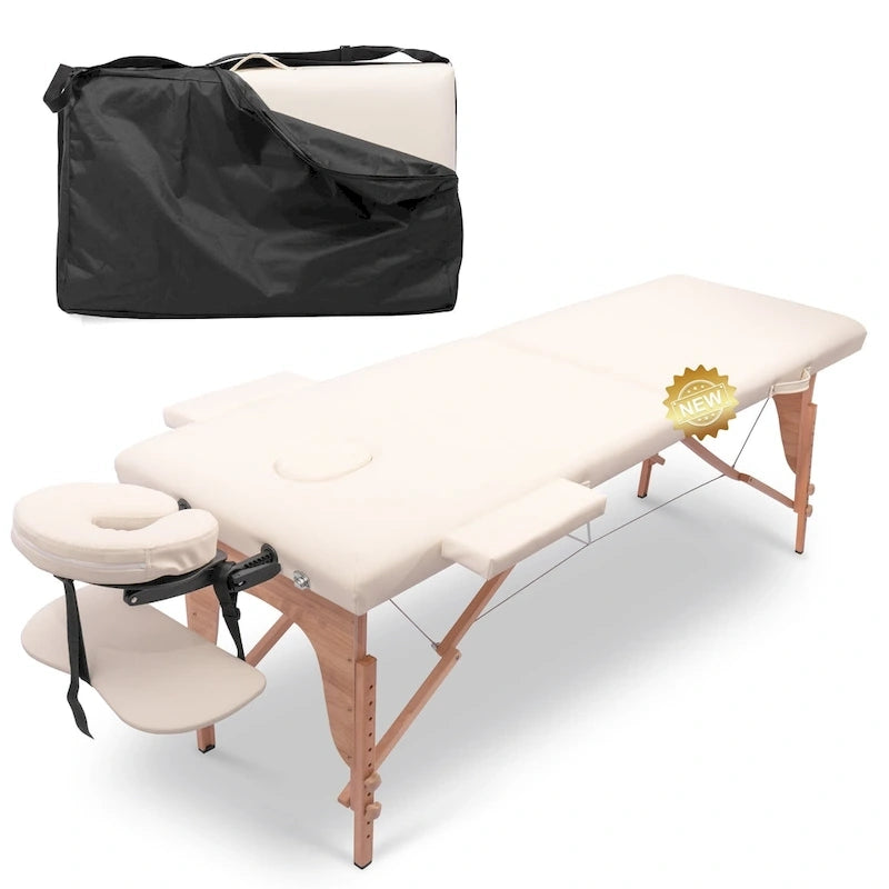 Table de massage portable de 84 pouces de long avec housse de transport