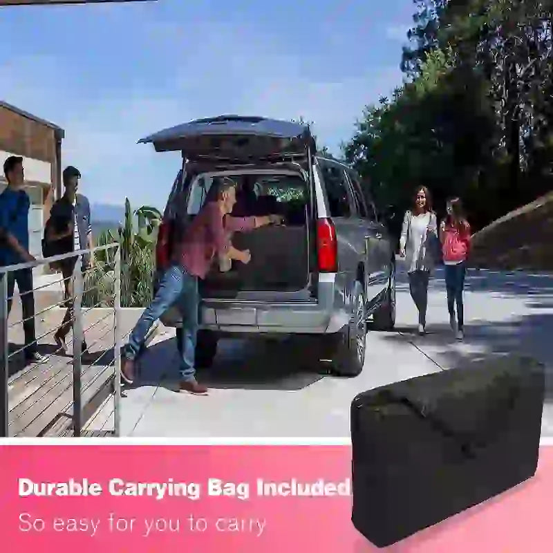 Table de massage portable de 84 pouces de long avec housse de transport