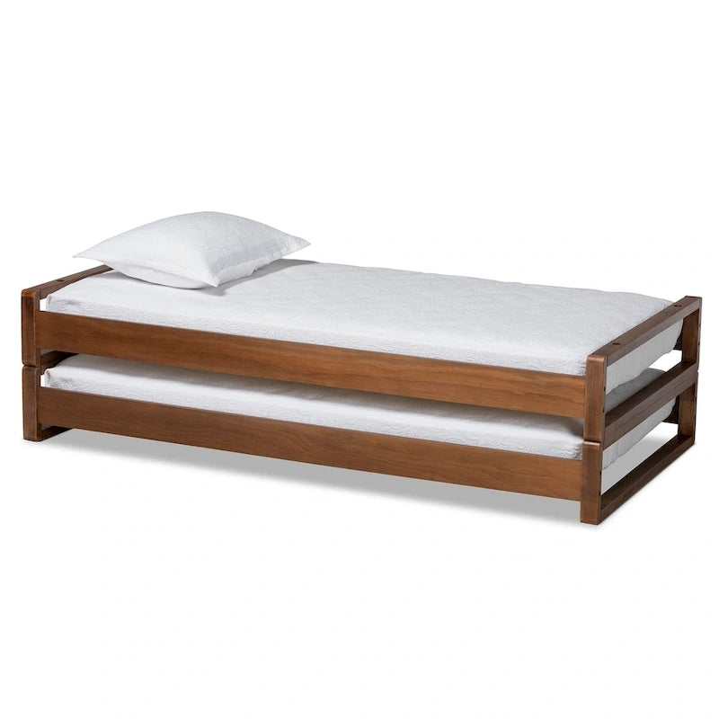 Cadre de lit double/king-size extensible moderne et élégant
