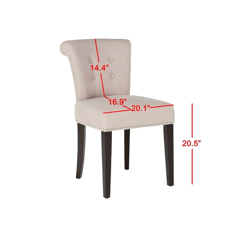 Chaises de salle à manger (lot de 2) — L50,8 x P61 x H83,8 cm
