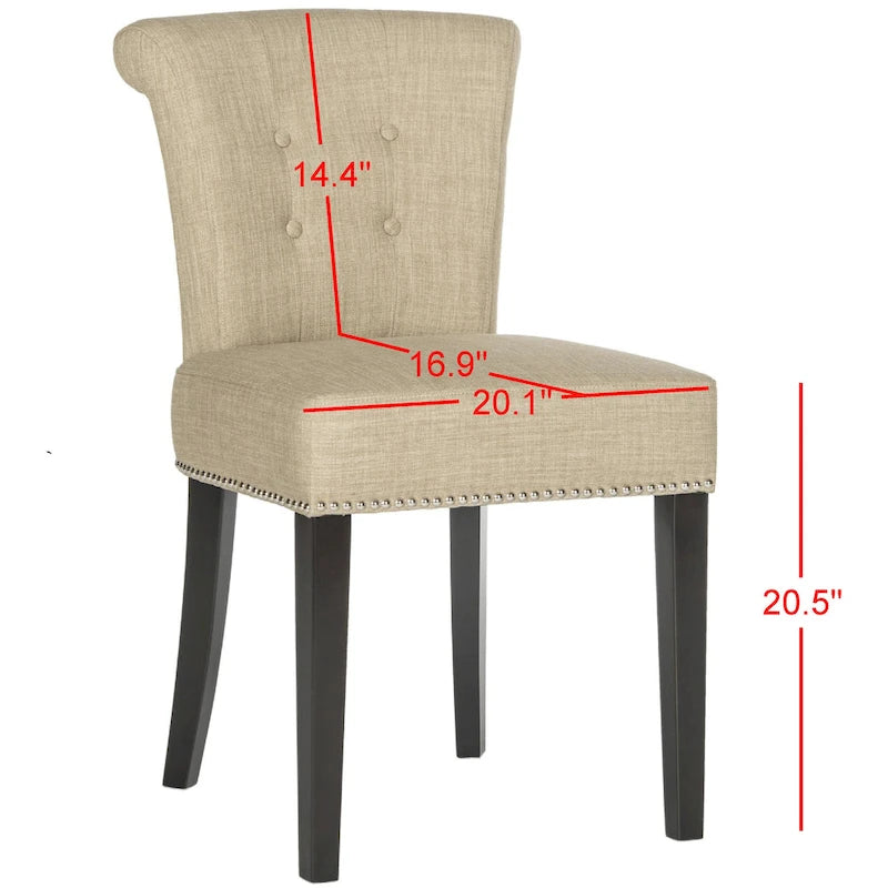 Chaises de salle à manger (lot de 2) — L50,8 x P61 x H83,8 cm