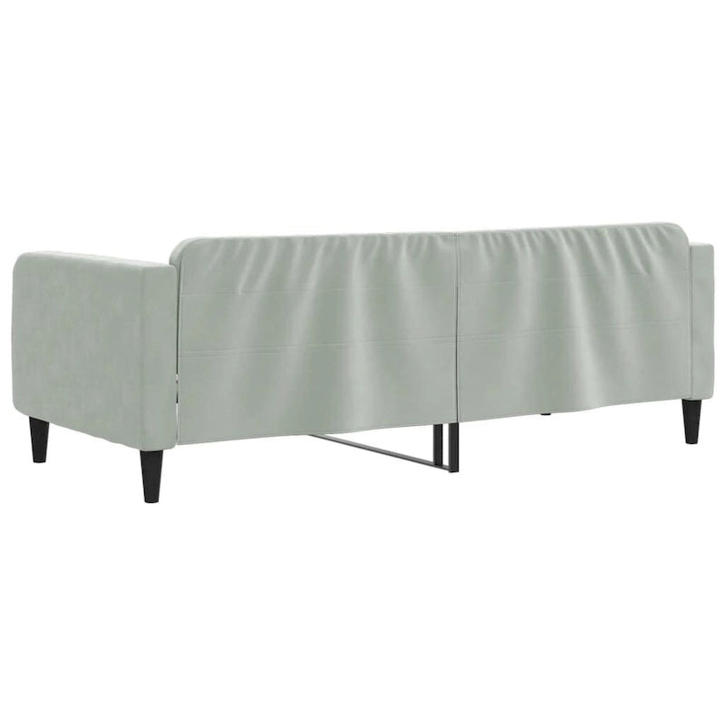 Lit de jour — Canapé-lit capitonné en velours pour chambre et salon