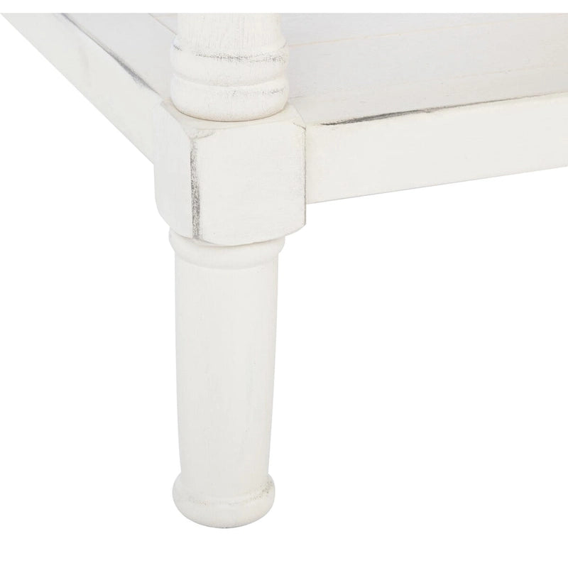 Table basse avec deux tiroirs et étagère inférieure — 37,8" L x 19" l x 19" H — 38" L x 19" P x 19" H