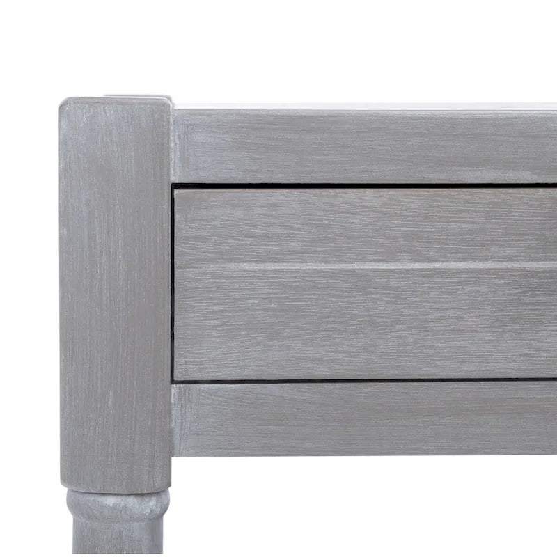 Table basse avec deux tiroirs et étagère inférieure — 37,8" L x 19" l x 19" H — 38" L x 19" P x 19" H
