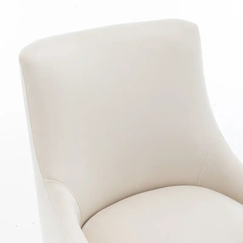 Chaises de salle à manger tapissées de velours (lot de 4) — Chaises d'appoint modernes de luxe léger sans accoudoirs