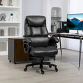 Chaise de bureau de direction à dossier haut, capacité de charge de 400 livres, en cuir PU, chaise d'ordinateur réglable en hauteur.