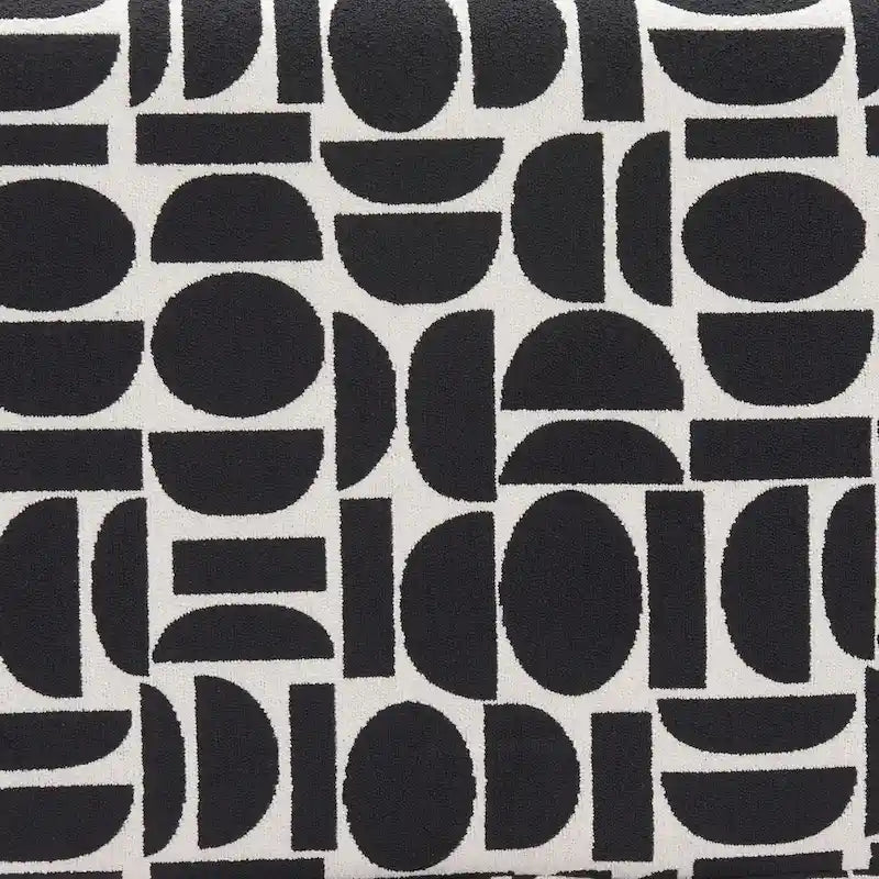 Repose-pieds de rangement, noir et blanc